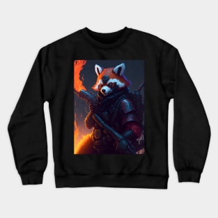 Flame-Forged Paws Crewneck Sweatshirt